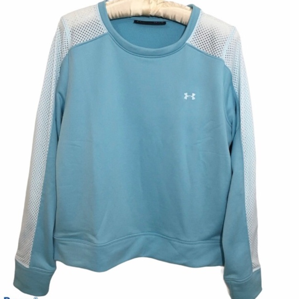 Under Armour Crew Neck Pullover Sweatshirt Loose Fit Long Sleeve Size M New